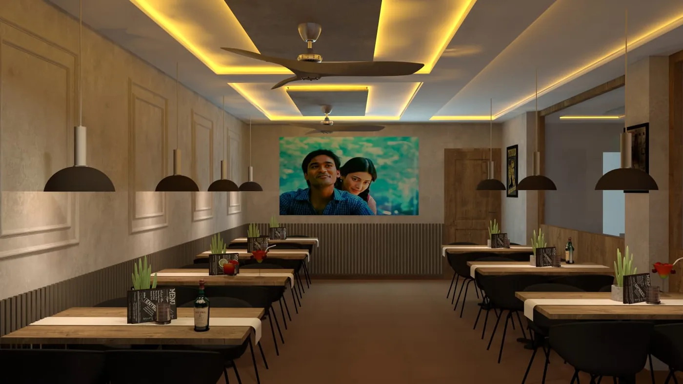 Design visualisation - restaurant interior