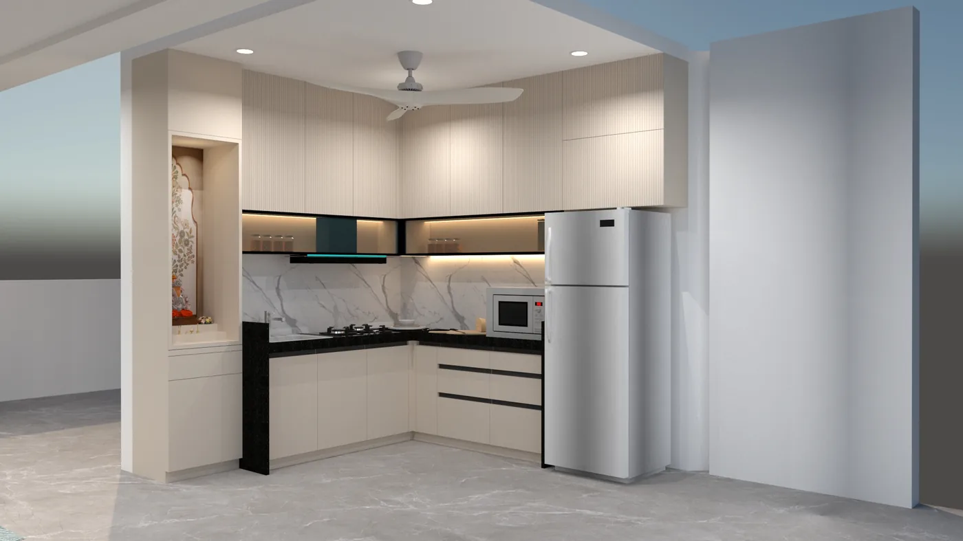 Modular kitchen visualisation