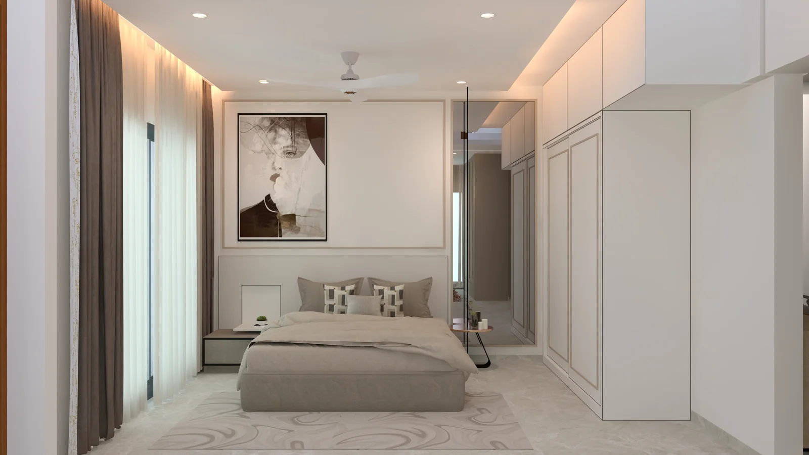Master bedroom view 2