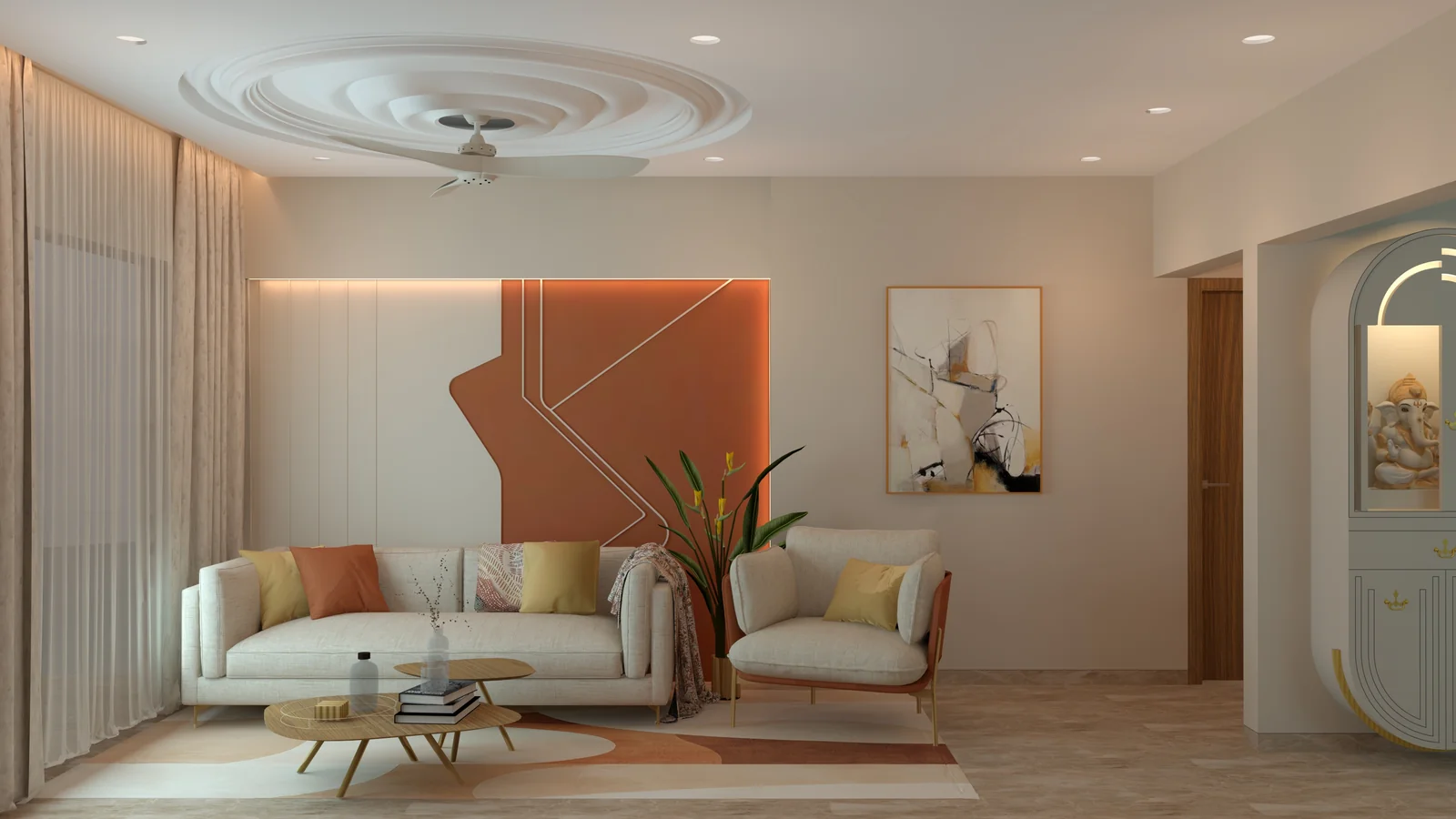 Living hall concept
