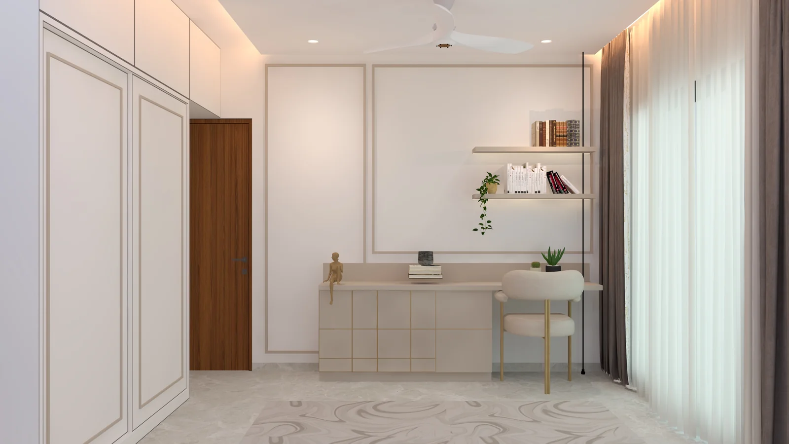 Dressing area